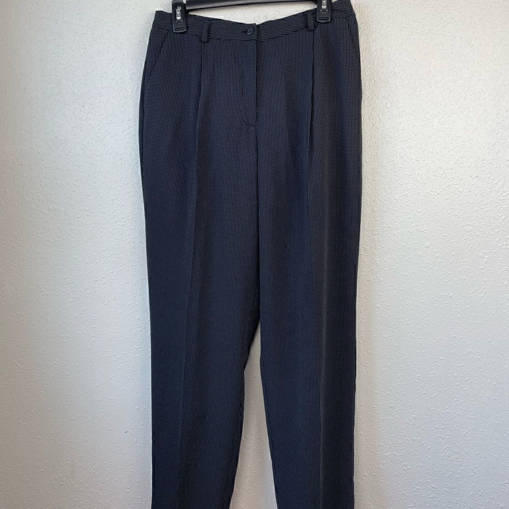 EUC Evan Picone Womens Black and White Dress Pants Size 8